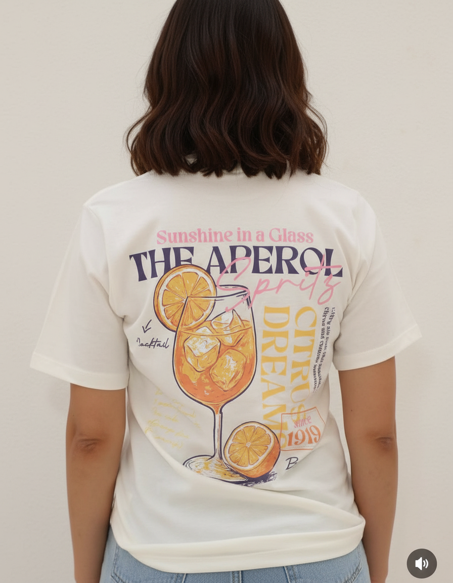 Blusa Estampada Aperol Spring.