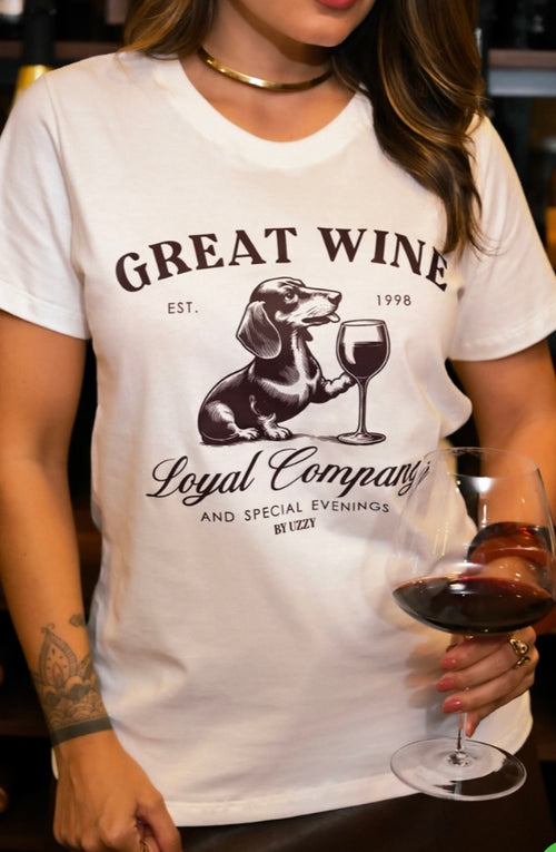 Blusa Great Wine.