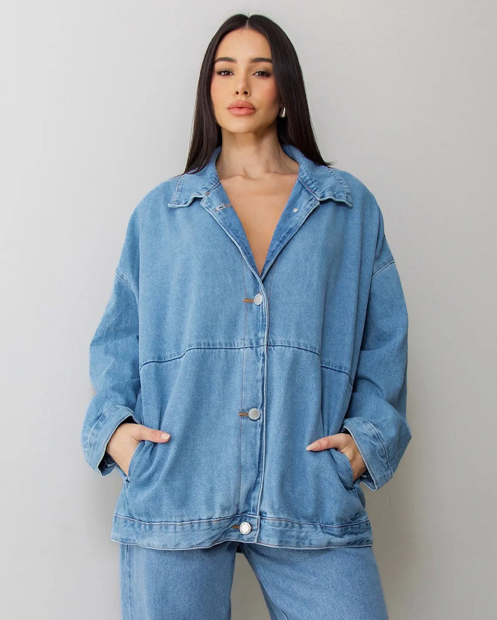 Jaqueta Oversized Luna ( Consciência Jeans ).